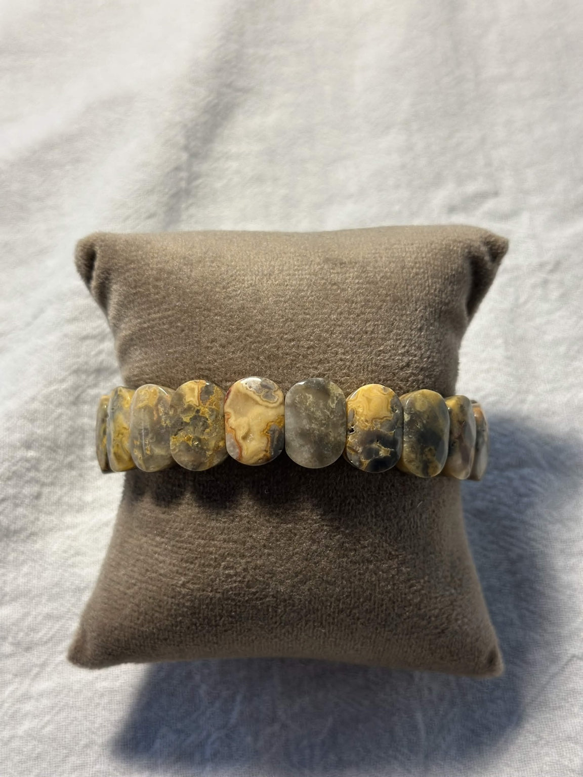 Moss Agate Stretch Bracelet