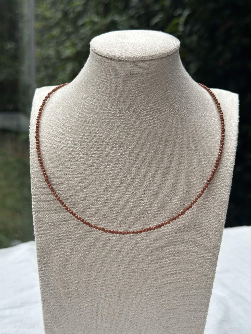 Warm Brown Beaded Necklace photo 1