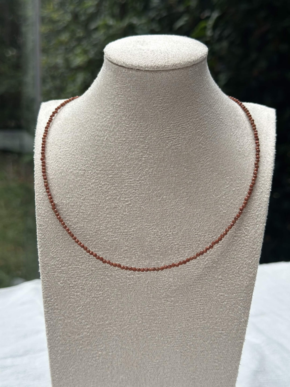 Warm Brown Beaded Necklace photo 1