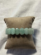 Aqua Green Stone Stretch Bracelet