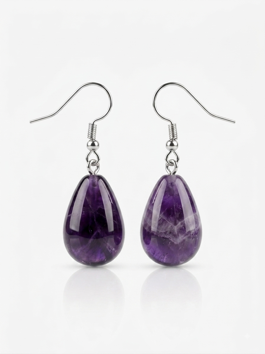 Amethyst Drop Earrings