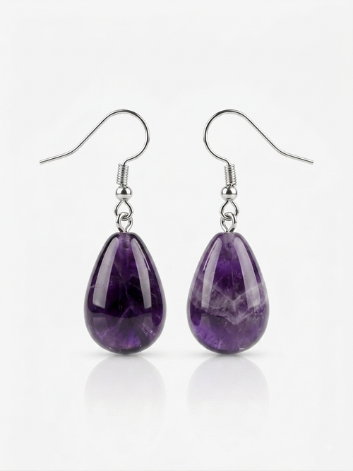 Amethyst Drop Earrings