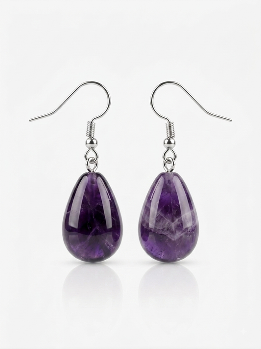 Amethyst Drop Earrings