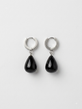 Black Onyx Drop Earrings