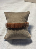 Brown Glitter Stone Stretch Bracelet