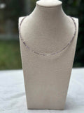Lavender beaded necklace