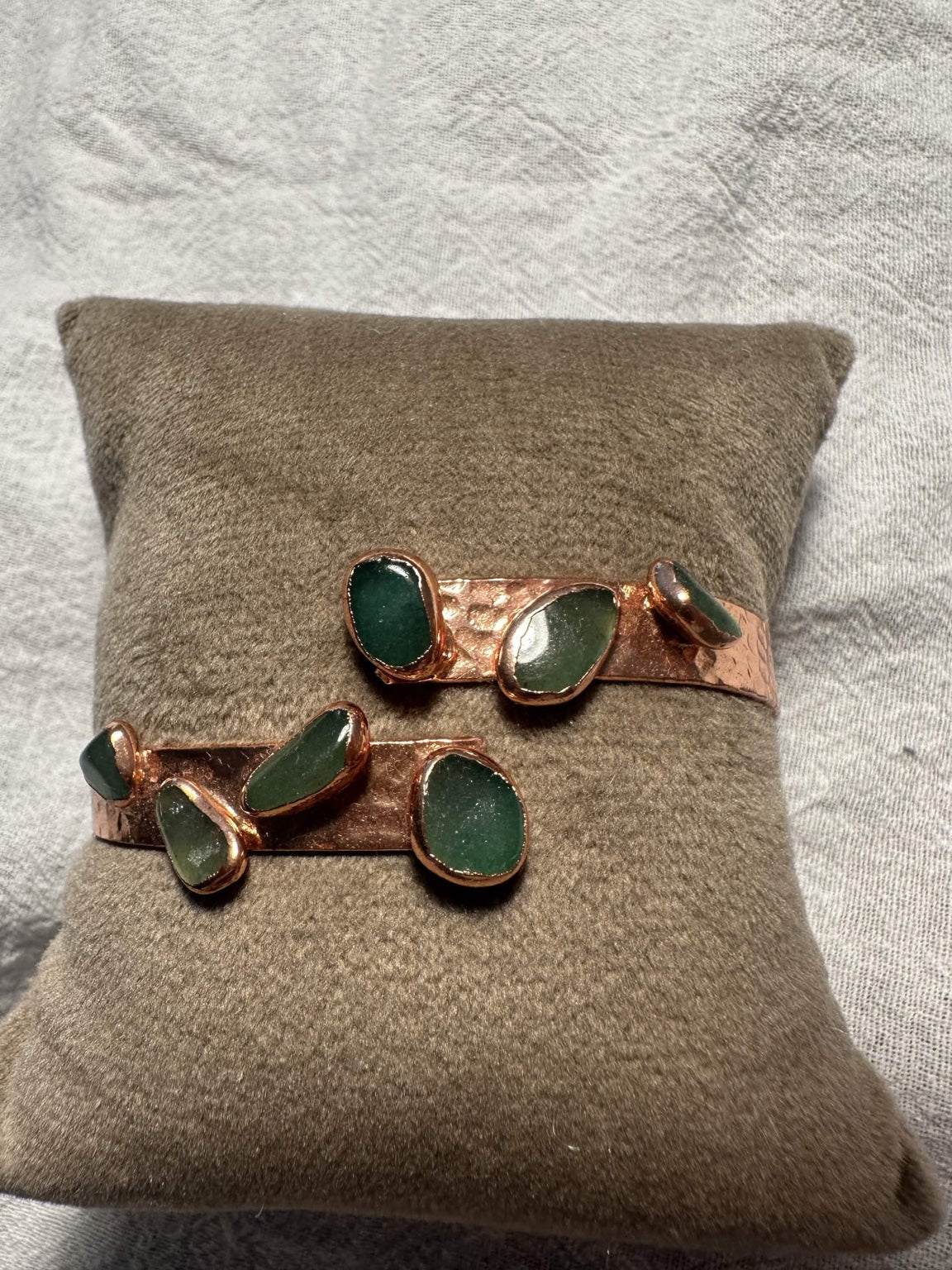 GLOWH handmade copper natural stone bracelet 02