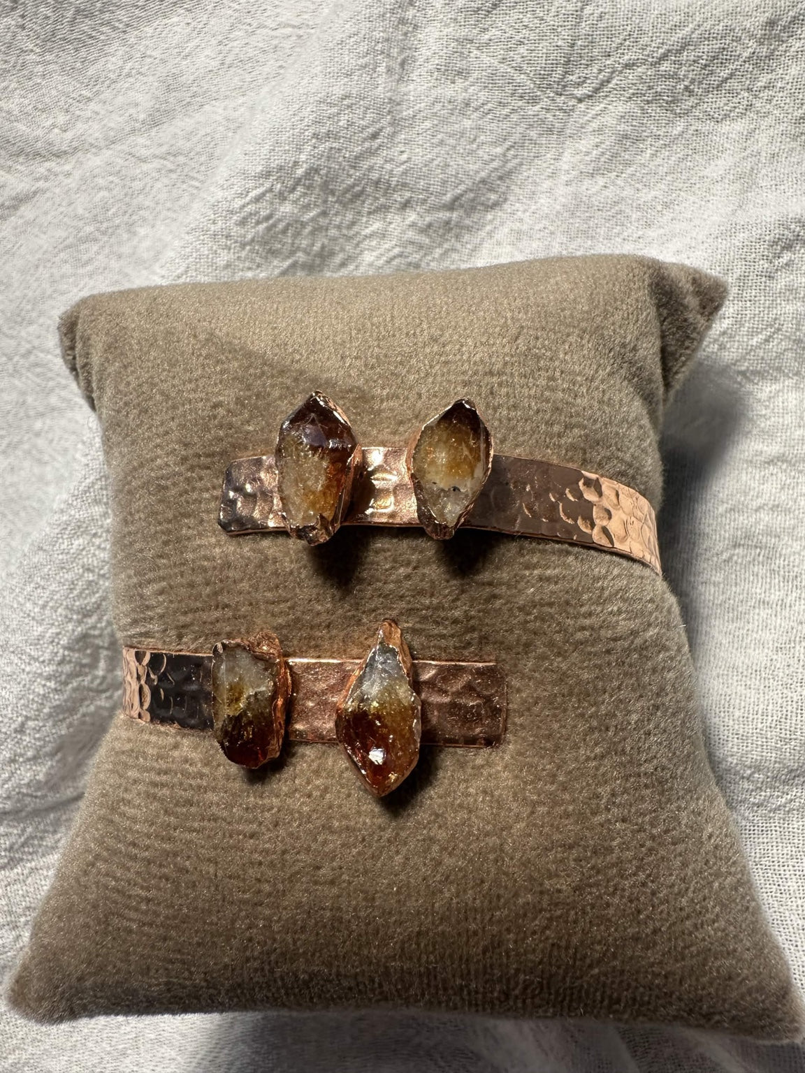 GLOWH handmade copper natural stone bracelet 08