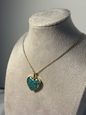 Turquoise Heart Stone Necklace