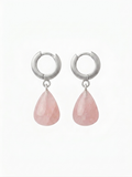 Rose Quartz Drop Earrings