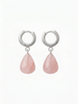 Rose Quartz Drop Earrings